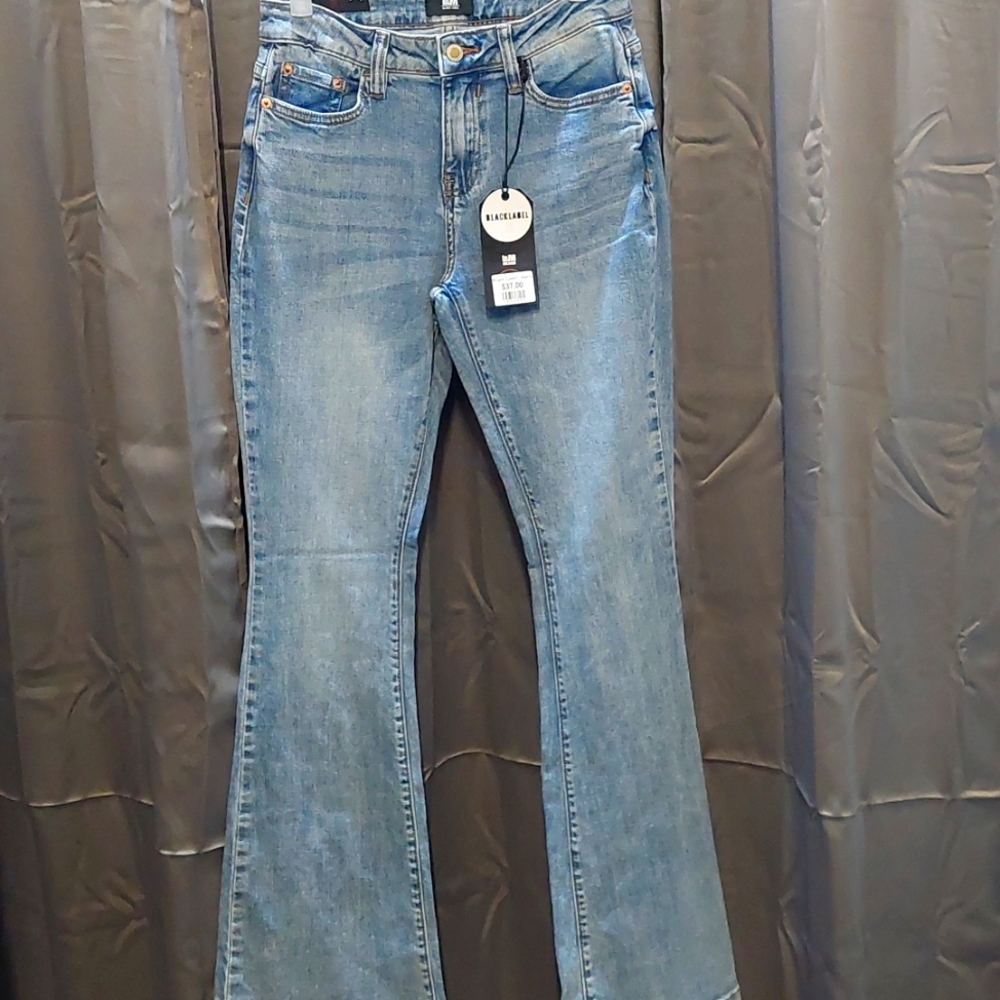 L & M black label Alice Flare high rise jeans